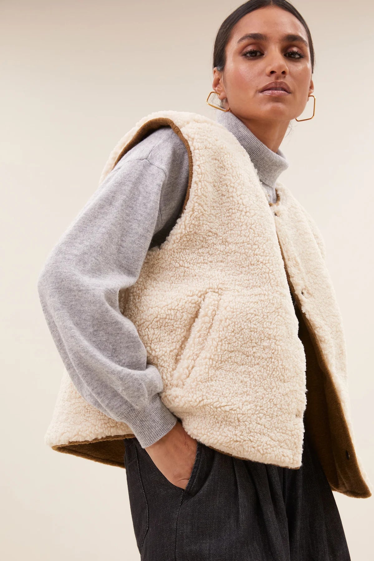 joelle wool jacket | camel