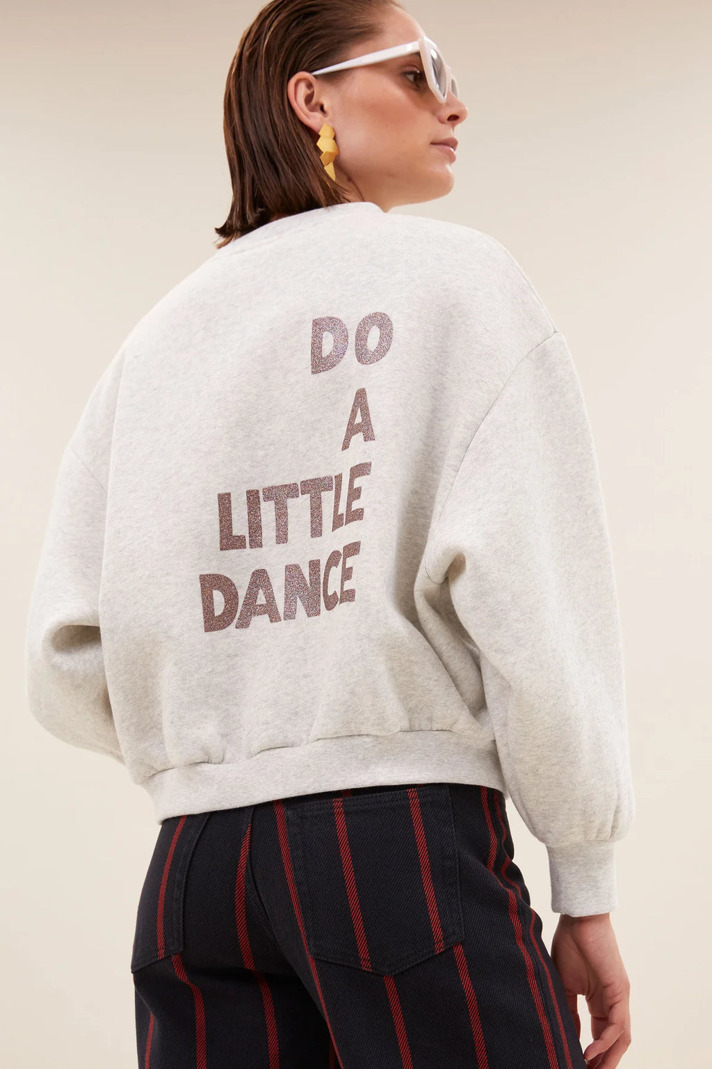 bibi dance sweater | light grey melee