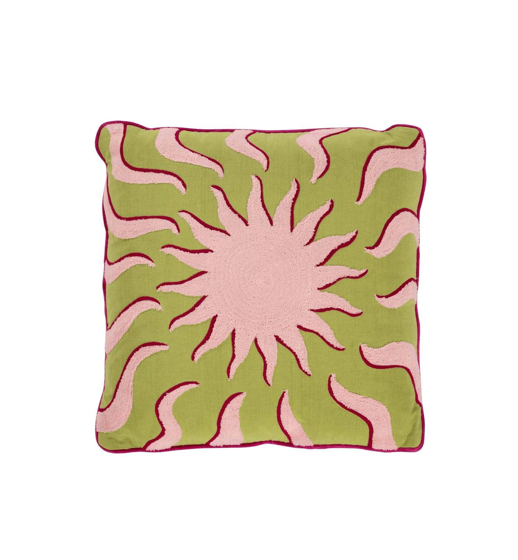 Embroidered Sunshine Cushion