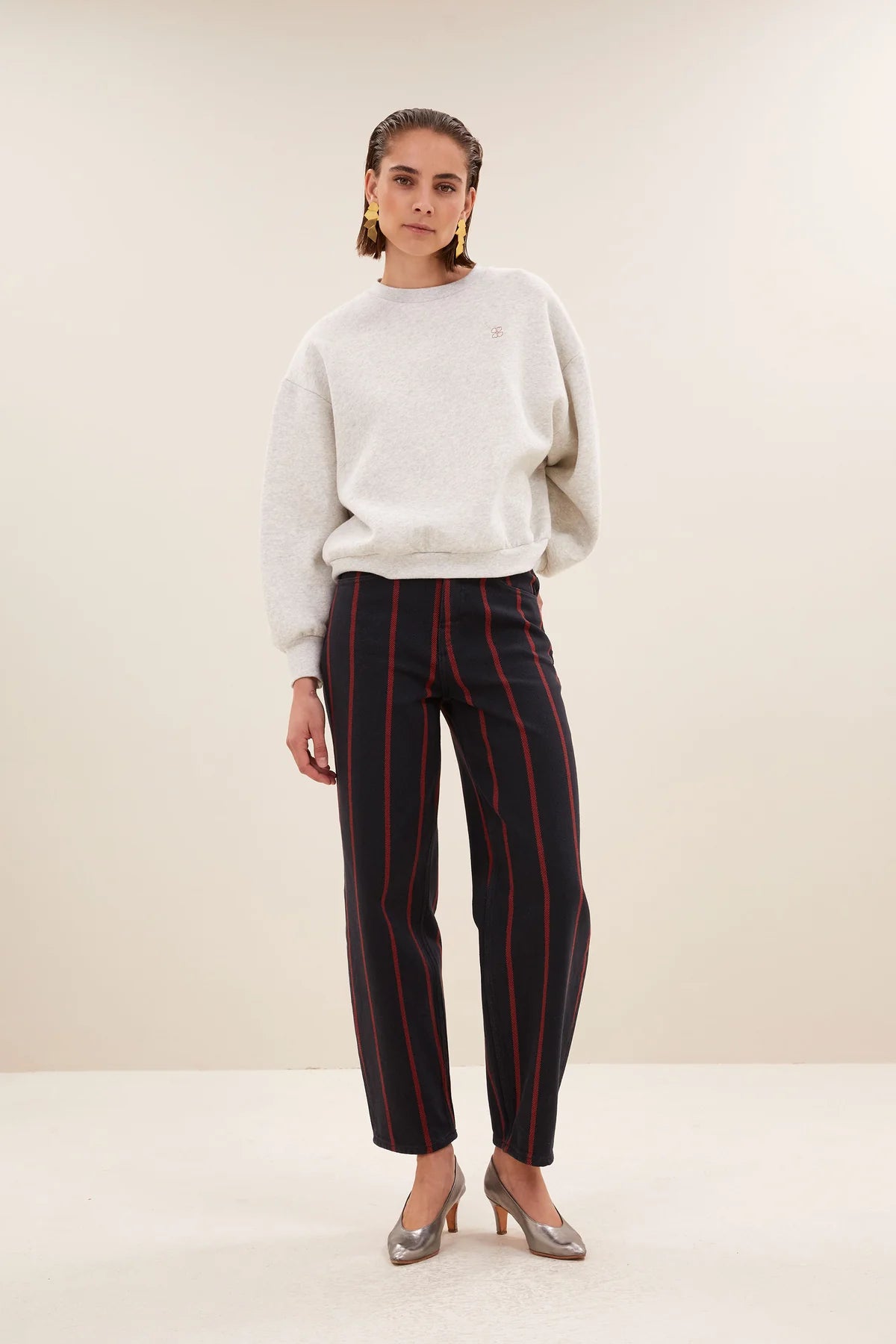 bibi dance sweater | light grey melee