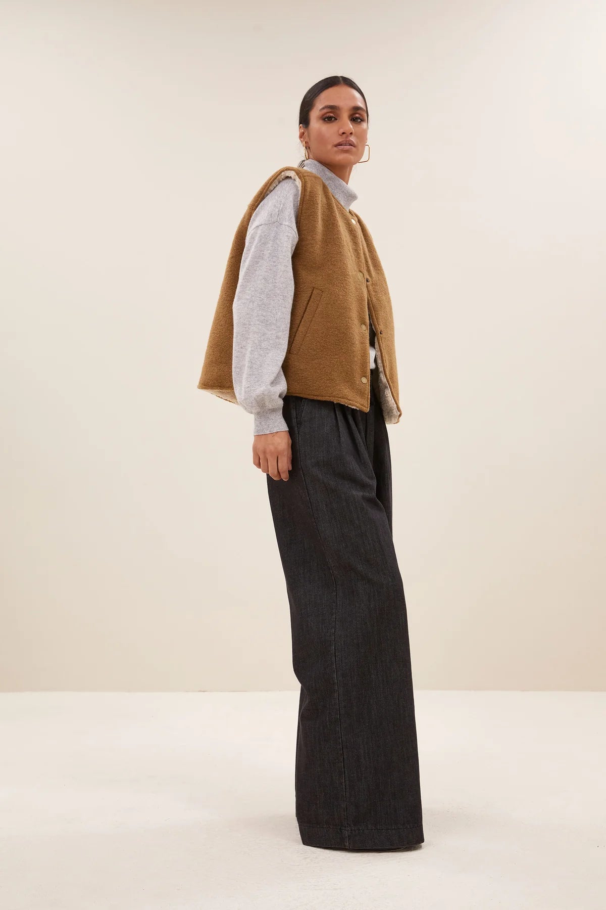 joelle wool jacket | camel