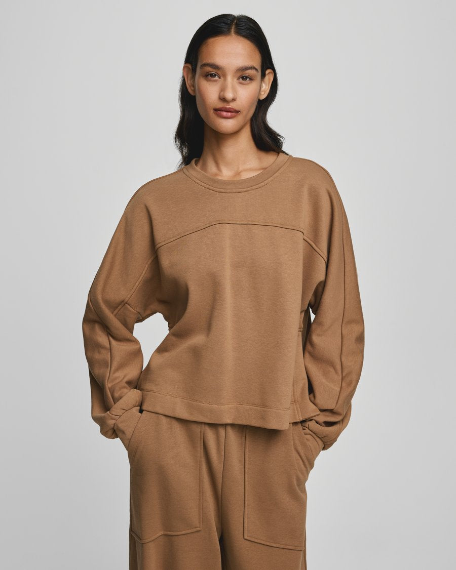 Briena Slit Sweatshirt
