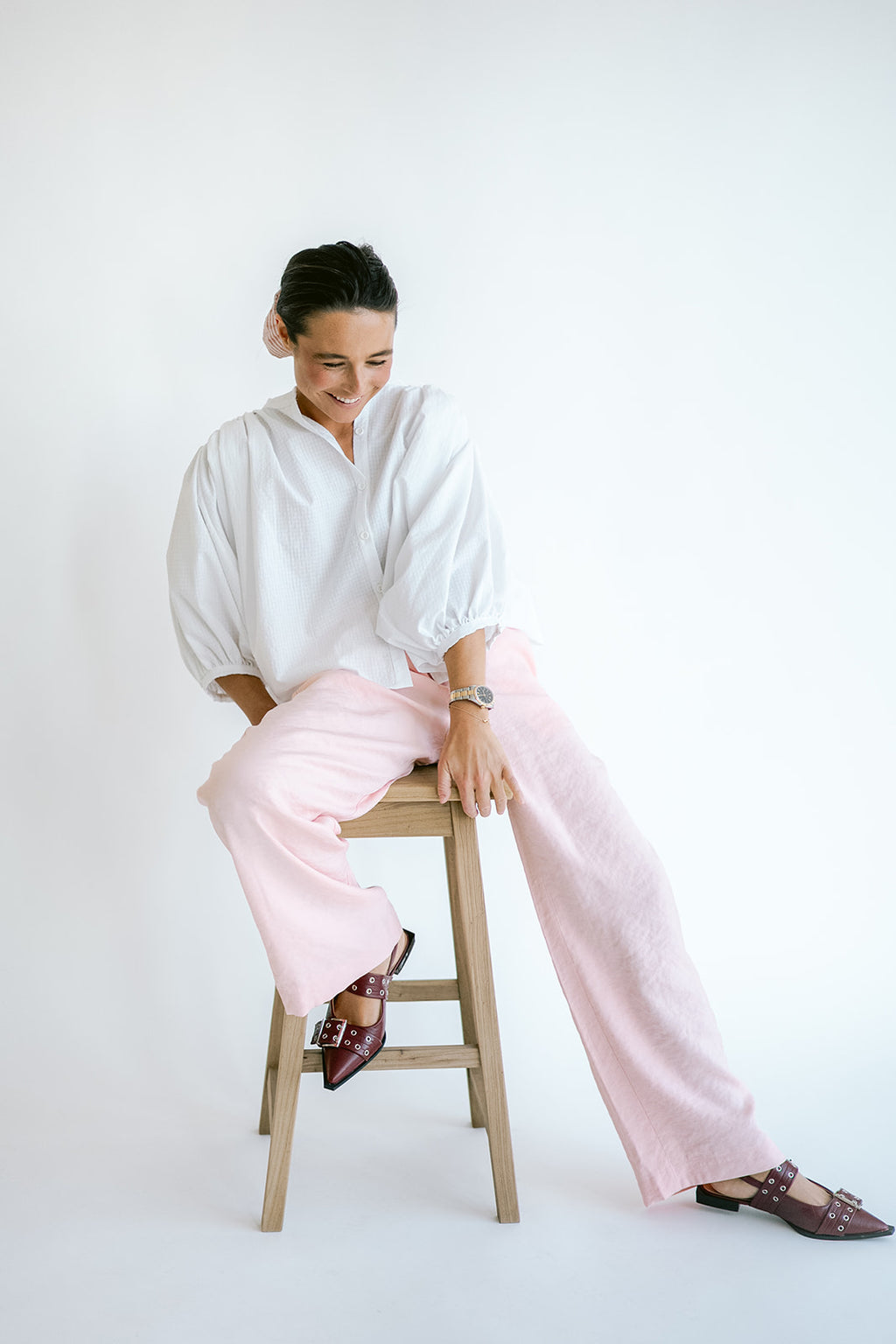 Selena Pants Brilliant Pink