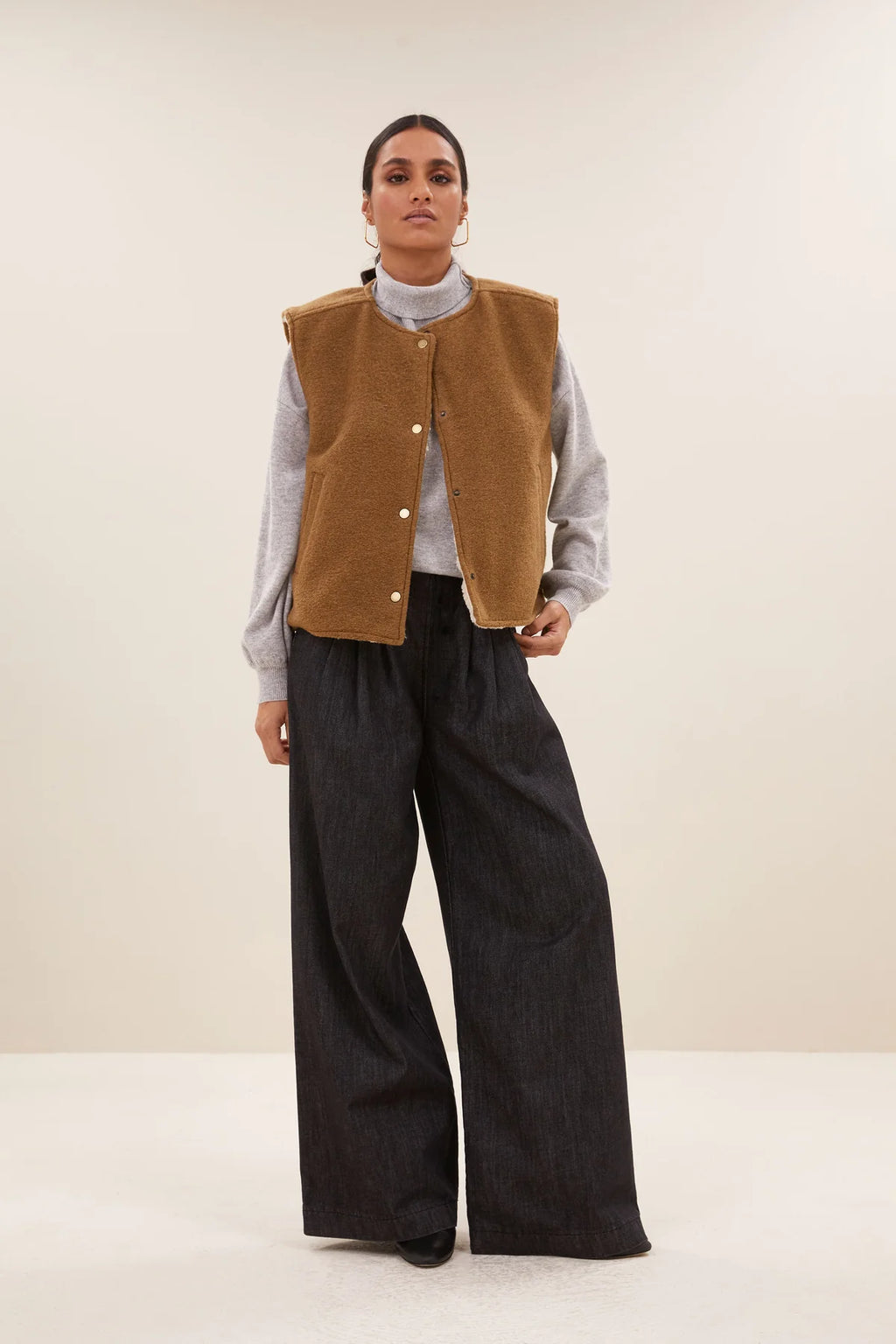 joelle wool jacket | camel