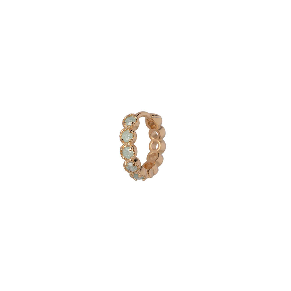 Mint Swarovski Clip