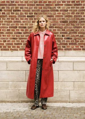 TRENCH HALIMI ROUGE