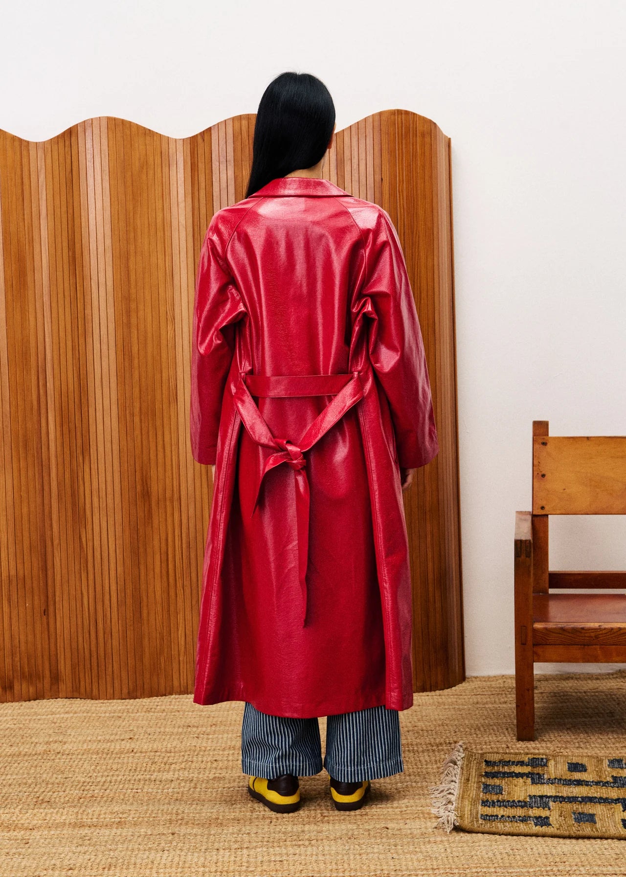 TRENCH HALIMI ROUGE