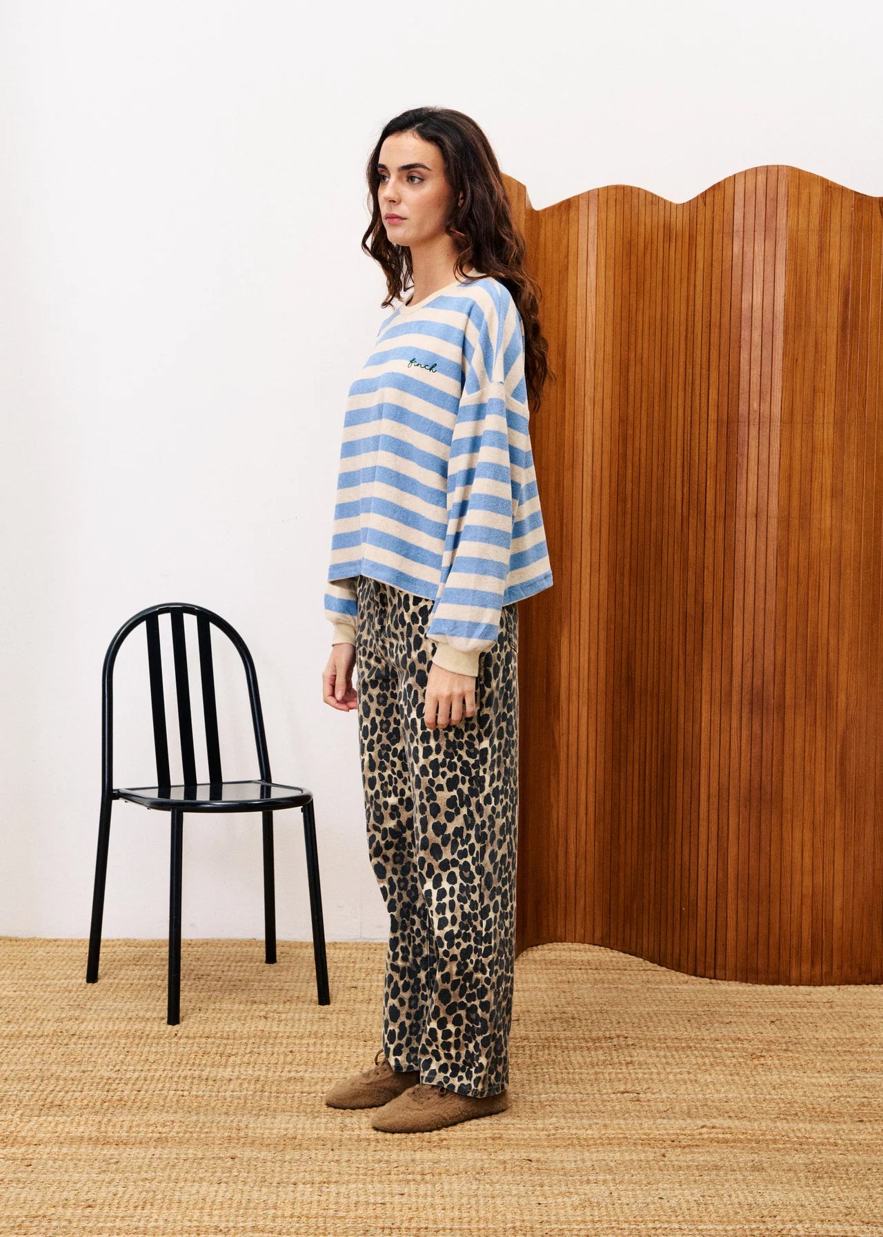 SWEATSHIRT IRIS BLEU CLAIR
