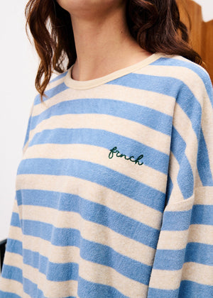 SWEATSHIRT IRIS BLEU CLAIR