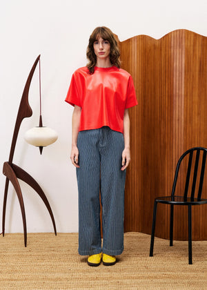 T-SHIRT BAZIN ROUGE