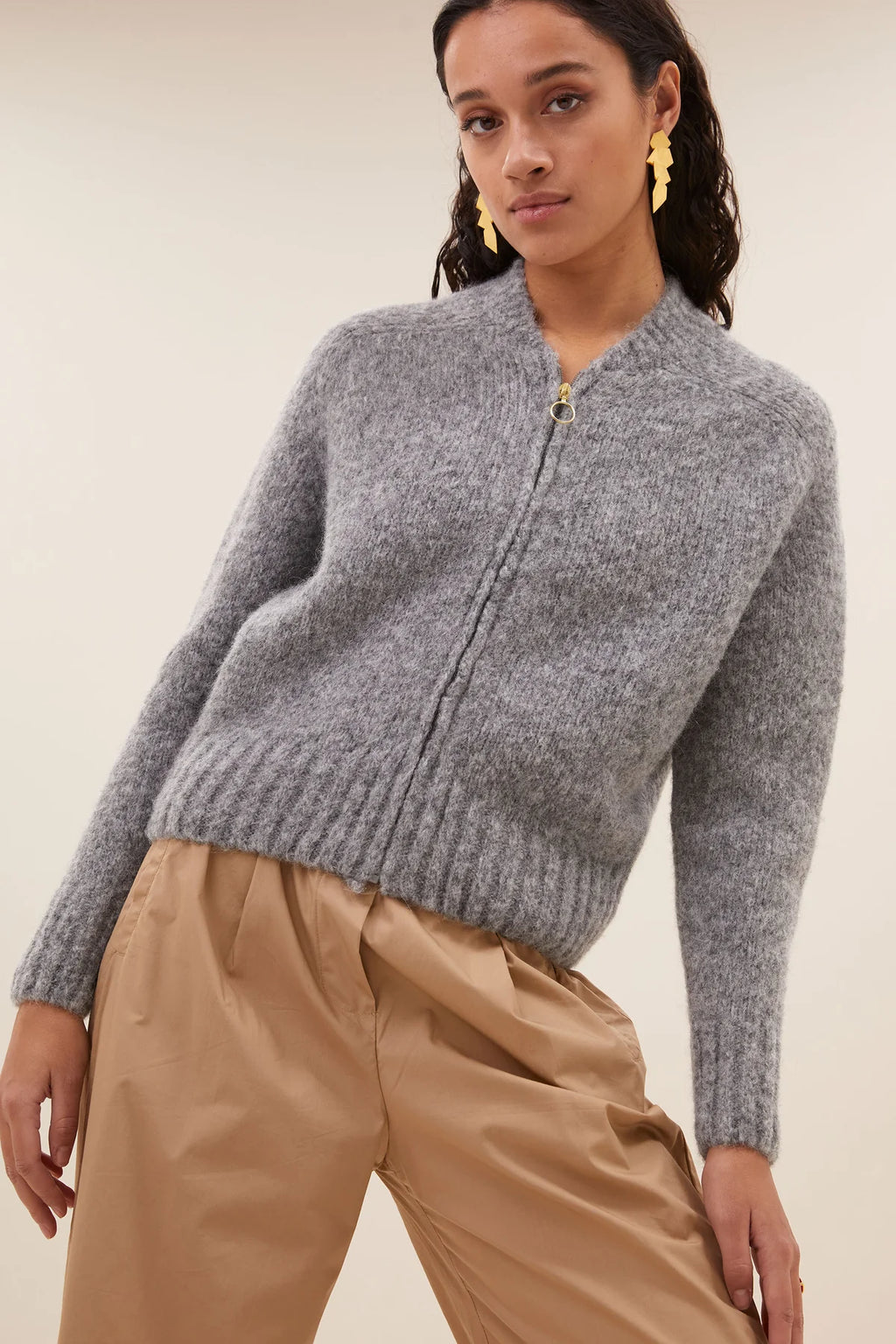 Jonas zipp cardigan